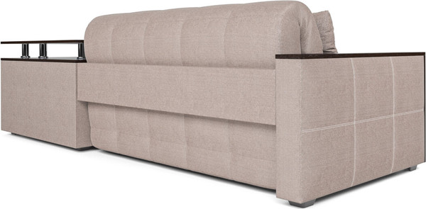 Изображение товара Диван угловой Mebel-Ars Прага НПБ (рогожка бежевая)