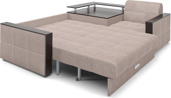 Изображение товара Диван угловой Mebel-Ars Прага НПБ (рогожка бежевая)