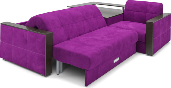 Изображение товара Диван угловой Mebel-Ars Прага НПБ (фиолетовый)