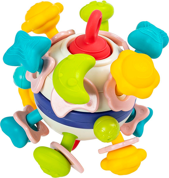 Изображение товара Погремушка Bondibon Прорезыватель Луноход / ВВ6443