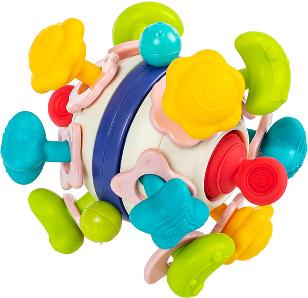 Изображение товара Погремушка Bondibon Прорезыватель Луноход / ВВ6443