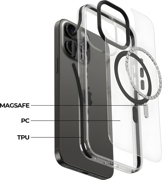 Изображение товара Чехол-накладка Case Edging TPU Apple iPhone 15 Pro (черный)