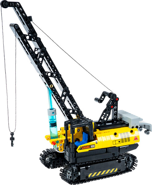 Изображение товара Конструктор кинетический Bondibon Гидравлическая машина Подъемный кран / ВВ6497 (528эл)