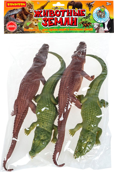 Изображение товара Набор фигурок игровых Bondibon Набор крокодилов / ВВ6478