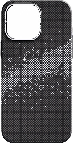 Изображение товара Чехол-накладка Luxo С MagSafe Карбоновая рябь J278 для Apple iPhone 15 (черный)