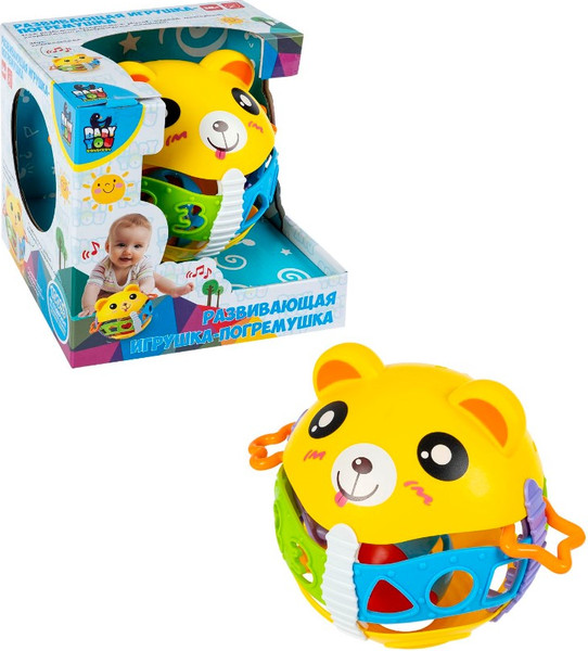 Изображение товара Погремушка Bondibon Медвежонок Шар / ВВ6445