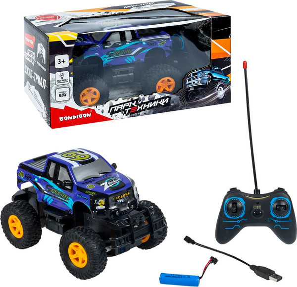 Изображение товара Радиоуправляемая игрушка Bondibon Джип-Триал / ВВ6491