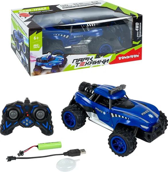 Изображение товара Радиоуправляемая игрушка Bondibon Джип-Триал / ВВ6489