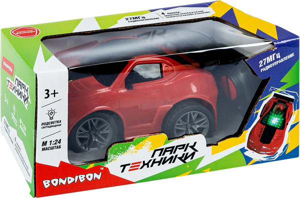 Изображение товара Радиоуправляемая игрушка Bondibon Машина / ВВ6487 (красный)