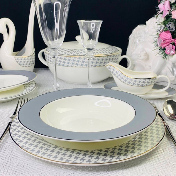 Изображение товара Набор тарелок Lenardi Earl Grey 145-404 (6шт)