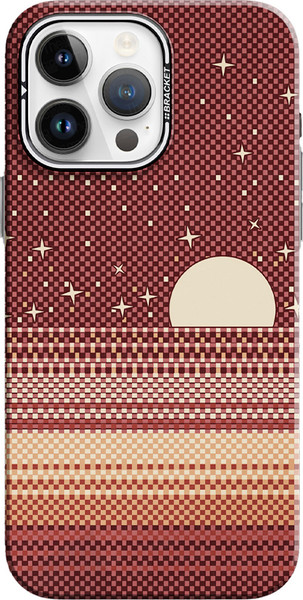 Изображение товара Чехол-накладка Luxo С MagSafe Закат солнца LF86 для Apple iPhone 15 Pro Max (коричневый/бежевый)