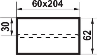 Изображение товара Соединитель воздуховода Семь ветров 204x60 / 818