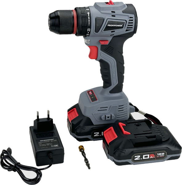 Изображение товара Аккумуляторная дрель-шуруповерт Profipower MKBL-18B / T0056