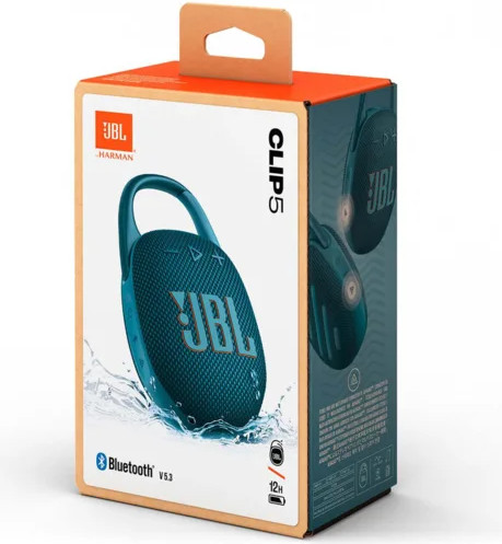 Изображение товара Портативная колонка JBL Clip 5 (синий)