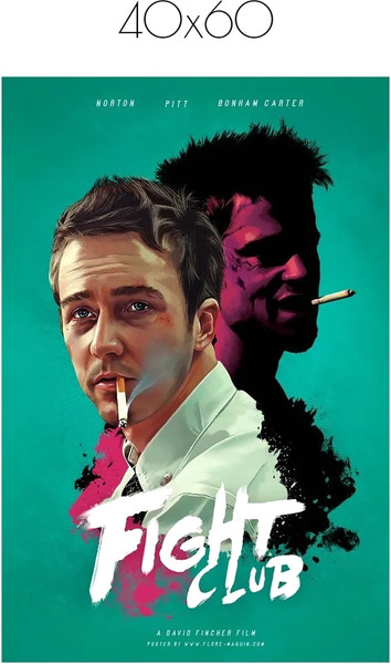 Изображение товара Постер Citydecor Бойцовский клуб 4 (40x60)