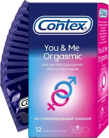 Изображение товара Презервативы Contex You & Me Orgasmic (12шт)