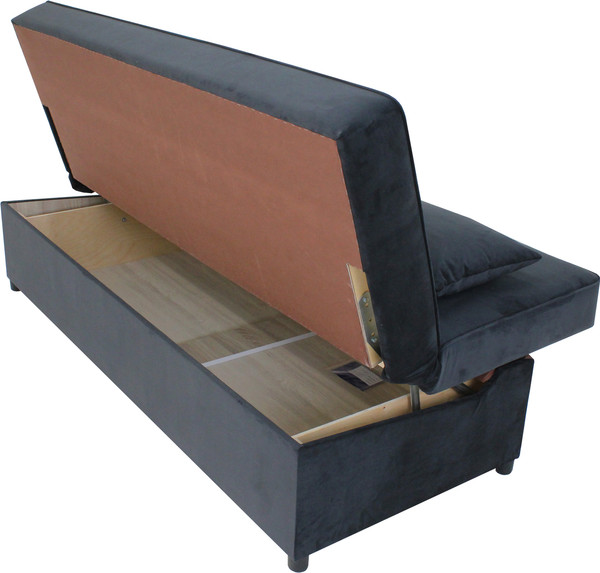 Изображение товара Диван Аквилон Латте  (урбан 8 темно-серый)