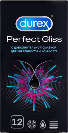Изображение товара Презервативы Durex Perfect Gliss №12