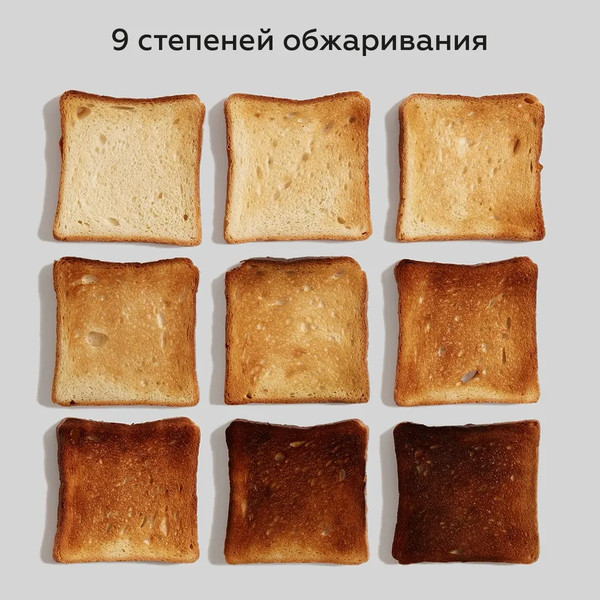 Изображение товара Тостер BQ T2002 (стальной/черный)