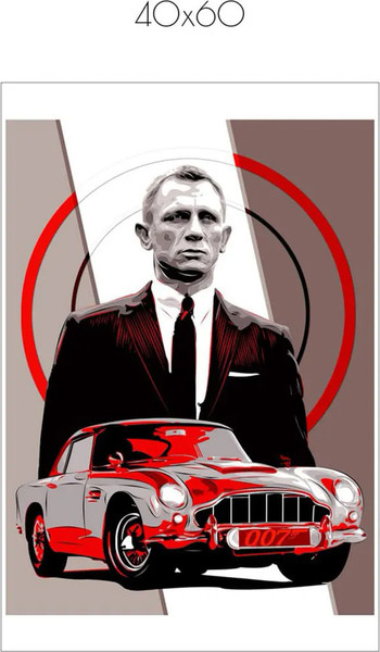 Изображение товара Постер Citydecor Джеймс Бонд 6 (40x60)