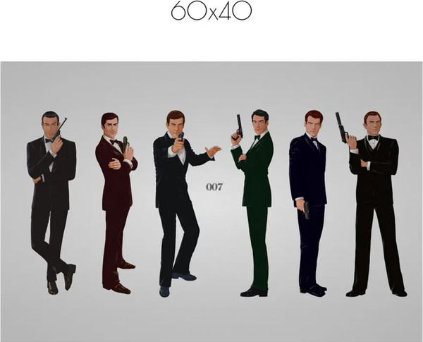 Изображение товара Постер Citydecor Джеймс Бонд 7 (40x60)