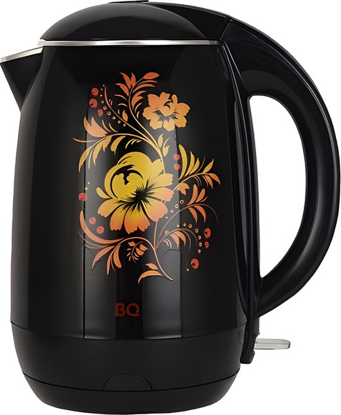 Изображение товара Электрочайник BQ KT1702P (черный/цветы)