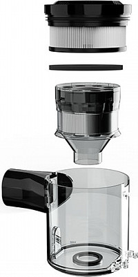 Изображение товара Вертикальный пылесос BQ VCA1000W (серый/красный)