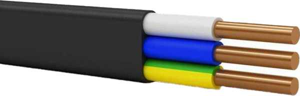 Изображение товара Кабель силовой БелРоскабель ВВГ-Пнг(А)-LS 3x2.5 (N, PE) 0.66 (50м, бухта)