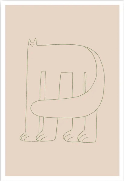 Изображение товара Постер Citydecor Большой кот 3 (40x60)