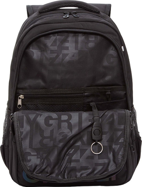 Изображение товара Школьный рюкзак Grizzly RB-554-2 (черный/разноцветный)