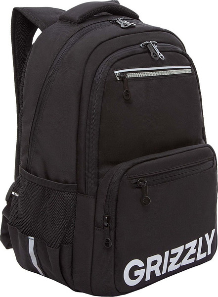 Изображение товара Школьный рюкзак Grizzly RB-554-2 (черный/серый)