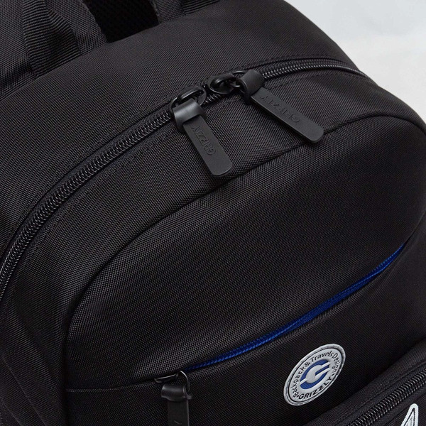 Изображение товара Школьный рюкзак Grizzly RB-555-4 (черный/синий)