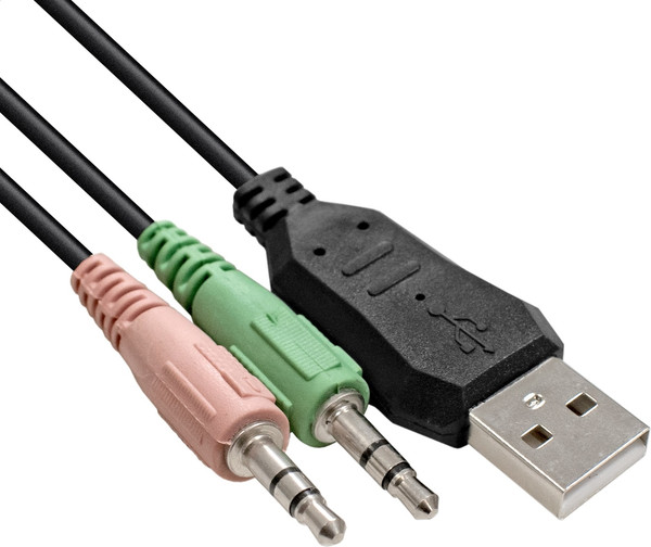 Изображение товара Наушники-гарнитура ExeGate HS-520G / EX295316RUS (черный)