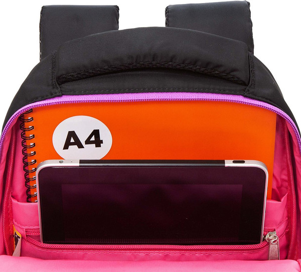 Изображение товара Школьный рюкзак Grizzly RG-561-3 (черный/лиловый)