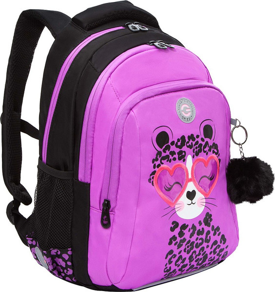 Изображение товара Школьный рюкзак Grizzly RG-561-3 (черный/лиловый)