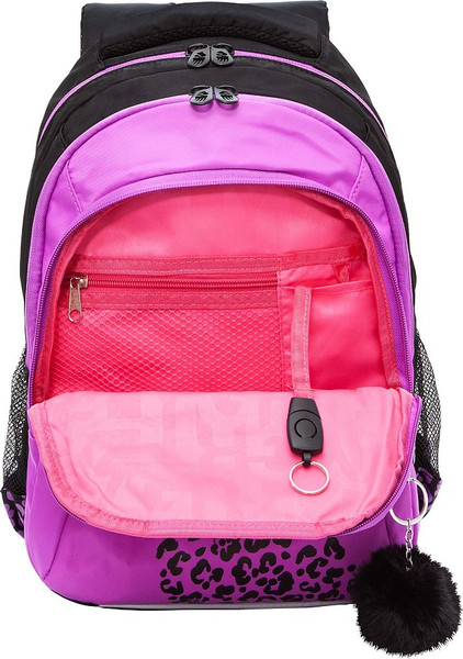 Изображение товара Школьный рюкзак Grizzly RG-561-3 (черный/лиловый)