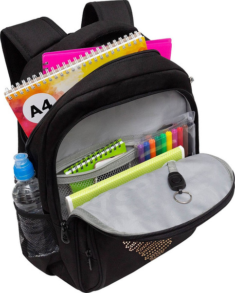 Изображение товара Школьный рюкзак Grizzly RG-568-3 (черный)