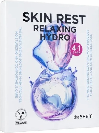 Изображение товара Набор масок для лица The Saem Skin Rest Relaxing Hydro Mask Sheet (5x25г)