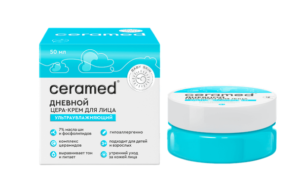 Изображение товара Крем для лица Ceramed Baby Skin Ультраувлажняющий дневной (50мл)
