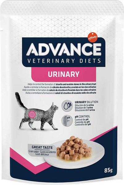 Изображение товара Влажный корм для кошек Advance Diets Urinary (85г)