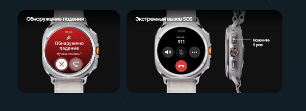 Изображение товара Умные часы Samsung Galaxy Watch Ultra 47mm LTE / SM-L705FDAACAU (темно-серый)