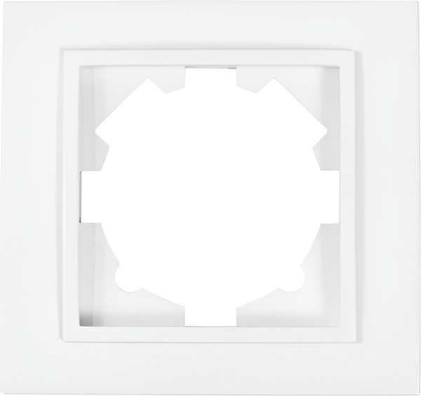 Изображение товара Рамка для выключателей и розеток El-Bi Zena / 608-016200-271 (матовый белый)