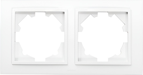 Изображение товара Рамка для выключателей и розеток El-Bi Zena / 500-016200-226 (матовый белый)