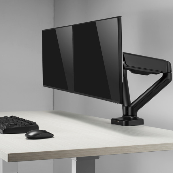 Изображение товара Кронштейн для монитора Ergosmart Power Black DBL U с USB