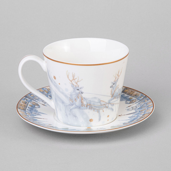 Изображение товара Чашка с блюдцем Lefard Снежная королева 590-624