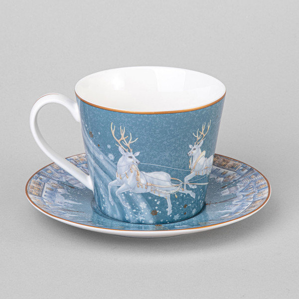Изображение товара Чашка с блюдцем Lefard Снежная королева 590-625