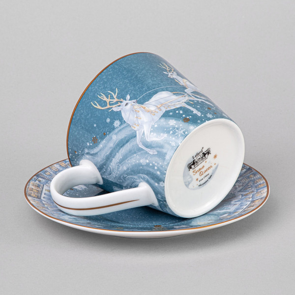 Изображение товара Чашка с блюдцем Lefard Снежная королева 590-625