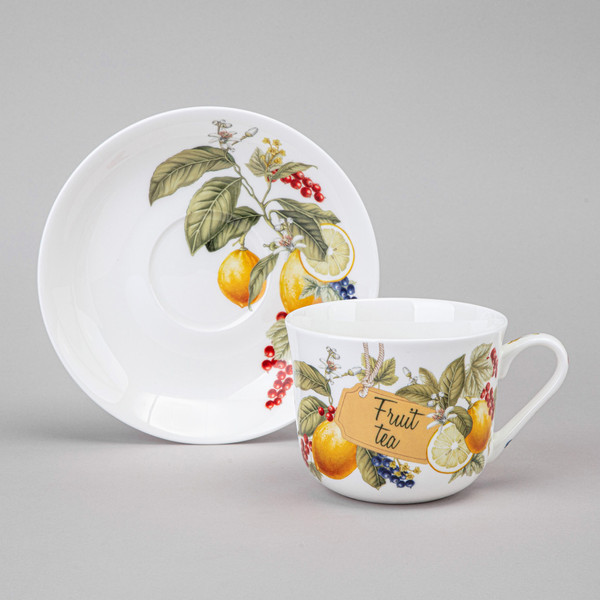 Изображение товара Чашка с блюдцем Lefard Fruit Basket 104-999