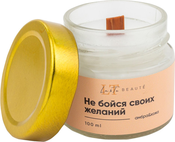 Изображение товара Свеча La and Te beaute Амбра и кожа LT-8625