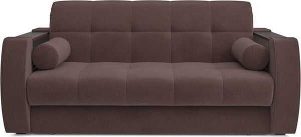 Изображение товара Диван Mebel-Ars Аккордеон Барон №3 ППУ 155x200 (велюр молочный шоколад НВ-178/13)